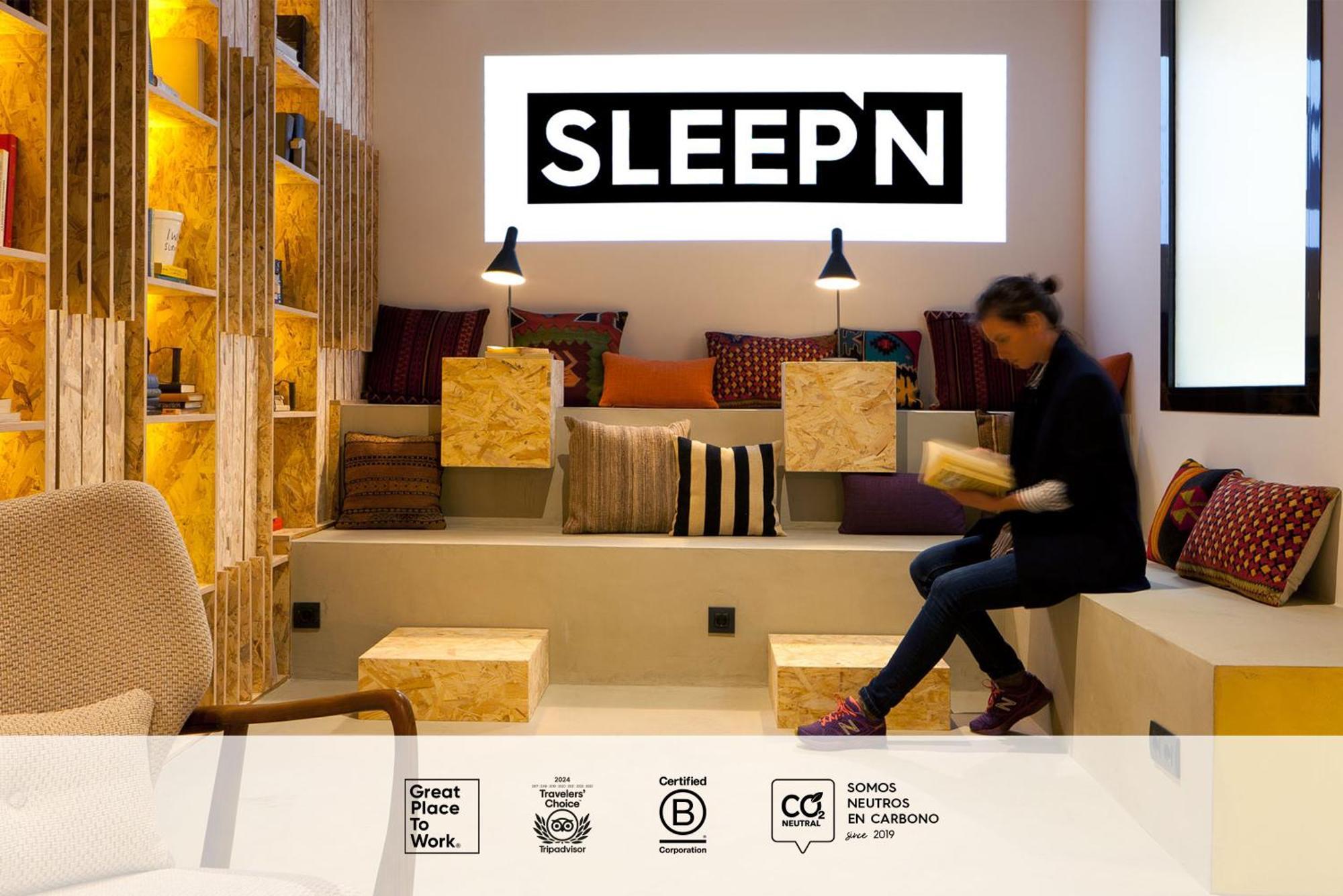 Sleep'N Atocha - B Corp Certified Hotel Мадрид Екстериор снимка